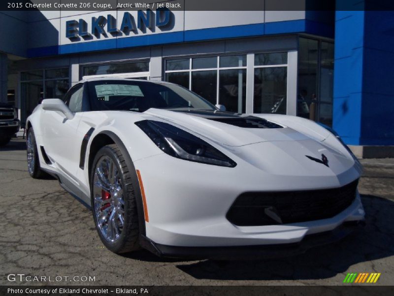 Arctic White / Jet Black 2015 Chevrolet Corvette Z06 Coupe