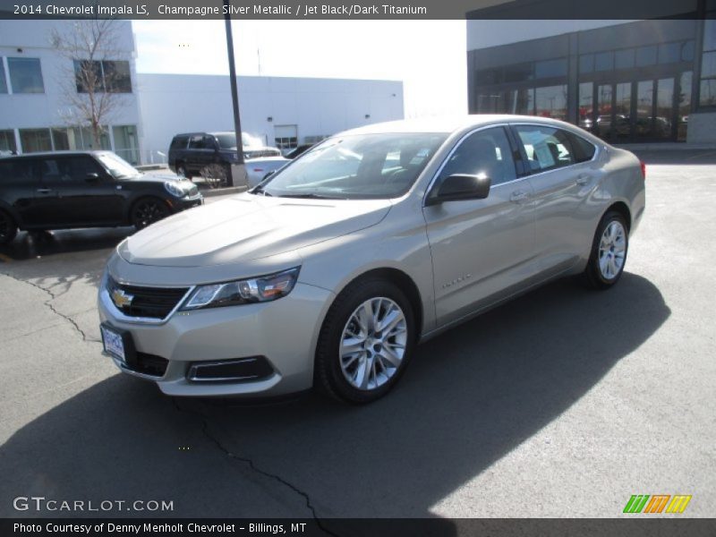 Champagne Silver Metallic / Jet Black/Dark Titanium 2014 Chevrolet Impala LS