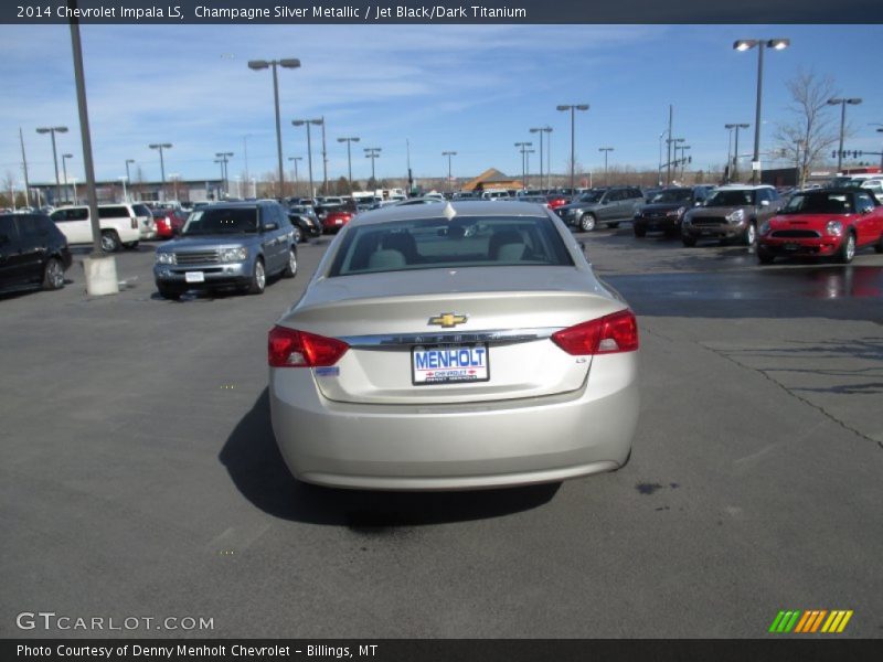 Champagne Silver Metallic / Jet Black/Dark Titanium 2014 Chevrolet Impala LS