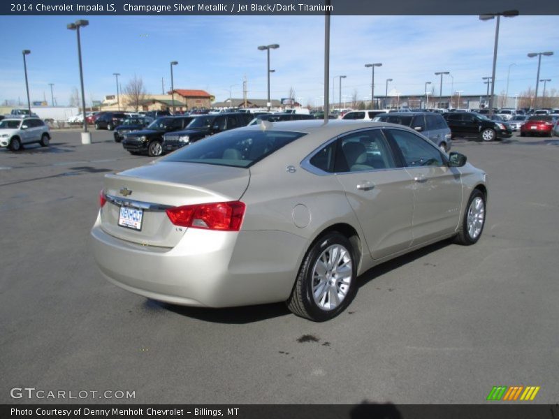 Champagne Silver Metallic / Jet Black/Dark Titanium 2014 Chevrolet Impala LS