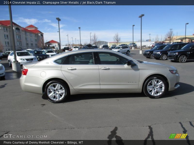 Champagne Silver Metallic / Jet Black/Dark Titanium 2014 Chevrolet Impala LS