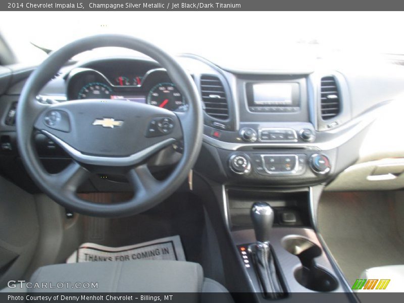 Champagne Silver Metallic / Jet Black/Dark Titanium 2014 Chevrolet Impala LS