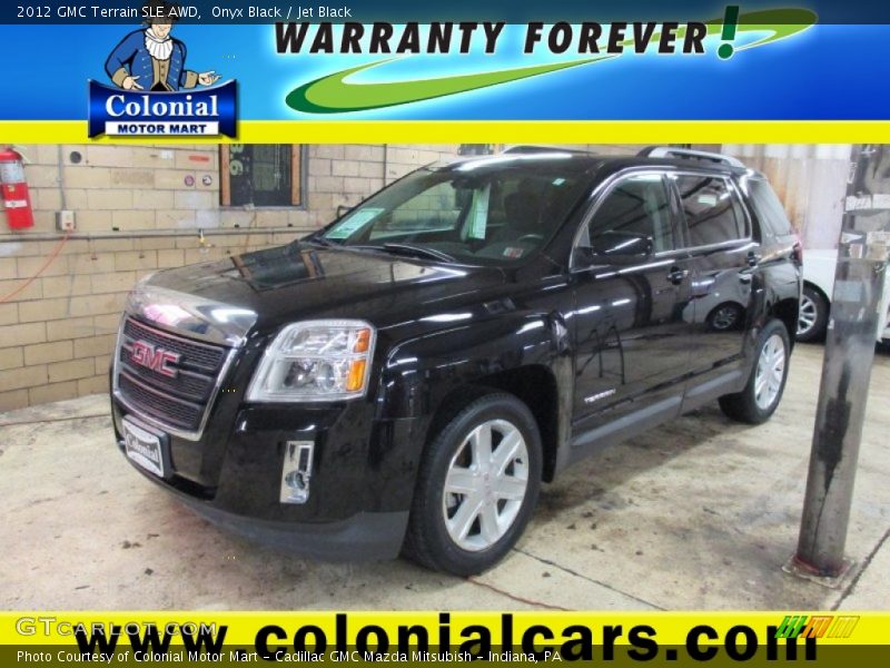 Onyx Black / Jet Black 2012 GMC Terrain SLE AWD