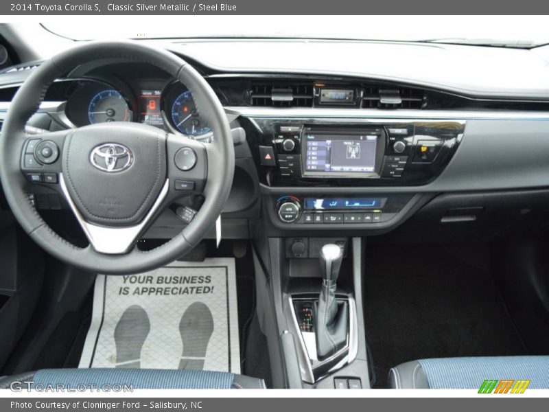 Dashboard of 2014 Corolla S