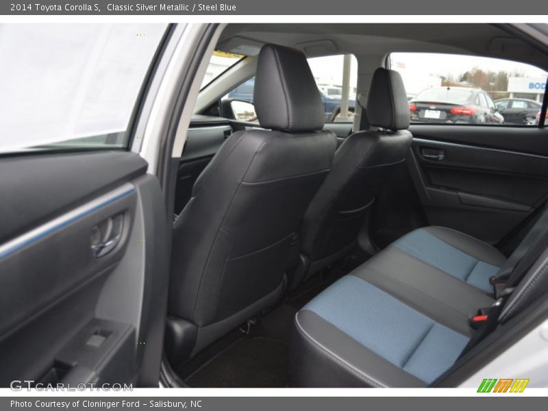 Rear Seat of 2014 Corolla S