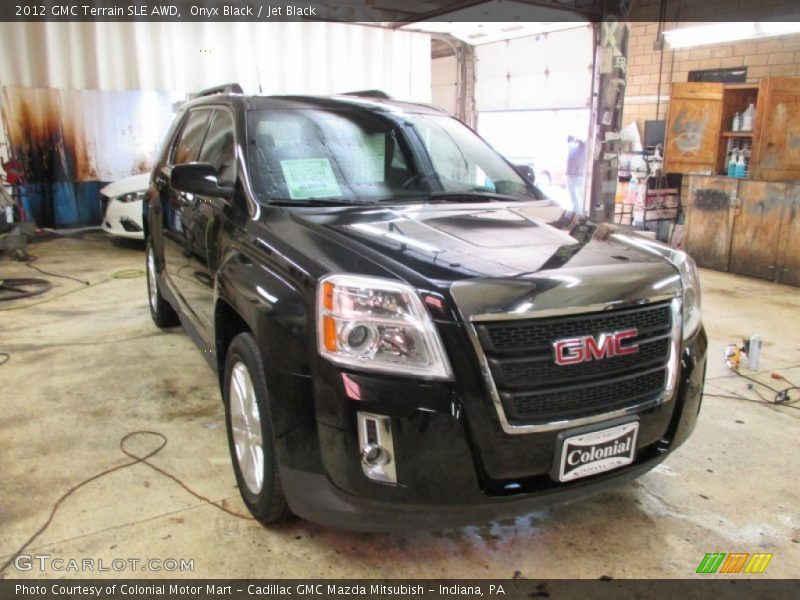 Onyx Black / Jet Black 2012 GMC Terrain SLE AWD