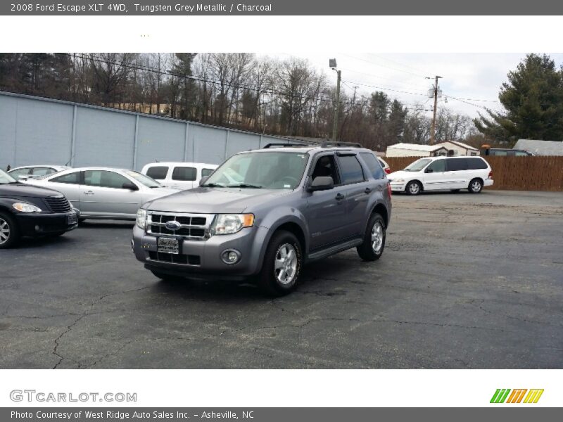 Tungsten Grey Metallic / Charcoal 2008 Ford Escape XLT 4WD