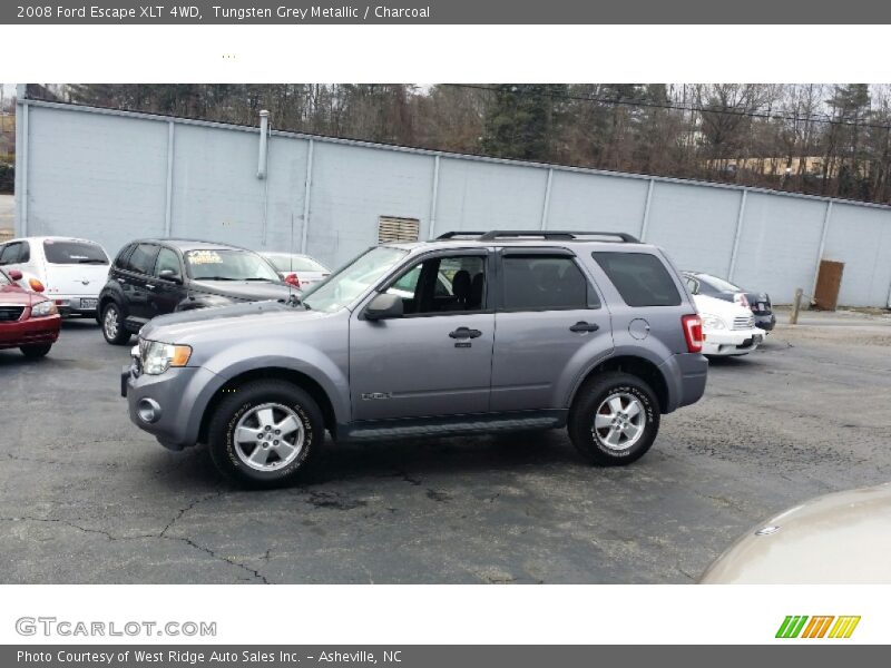 Tungsten Grey Metallic / Charcoal 2008 Ford Escape XLT 4WD
