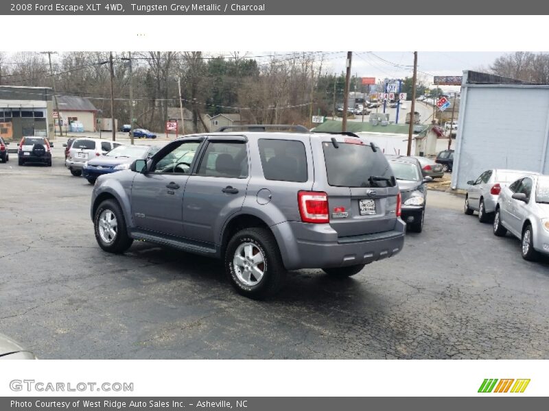 Tungsten Grey Metallic / Charcoal 2008 Ford Escape XLT 4WD