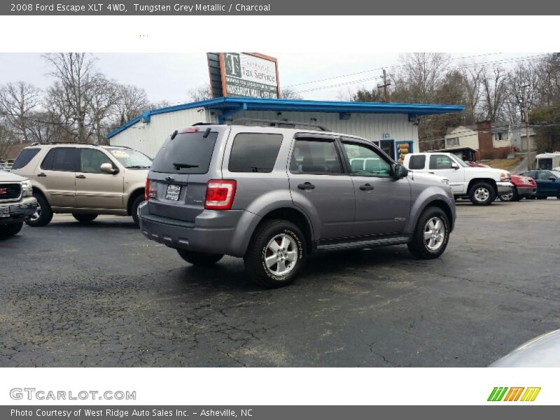 Tungsten Grey Metallic / Charcoal 2008 Ford Escape XLT 4WD