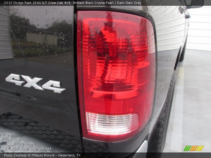 Brilliant Black Crystal Pearl / Dark Slate Gray 2010 Dodge Ram 1500 SLT Crew Cab 4x4