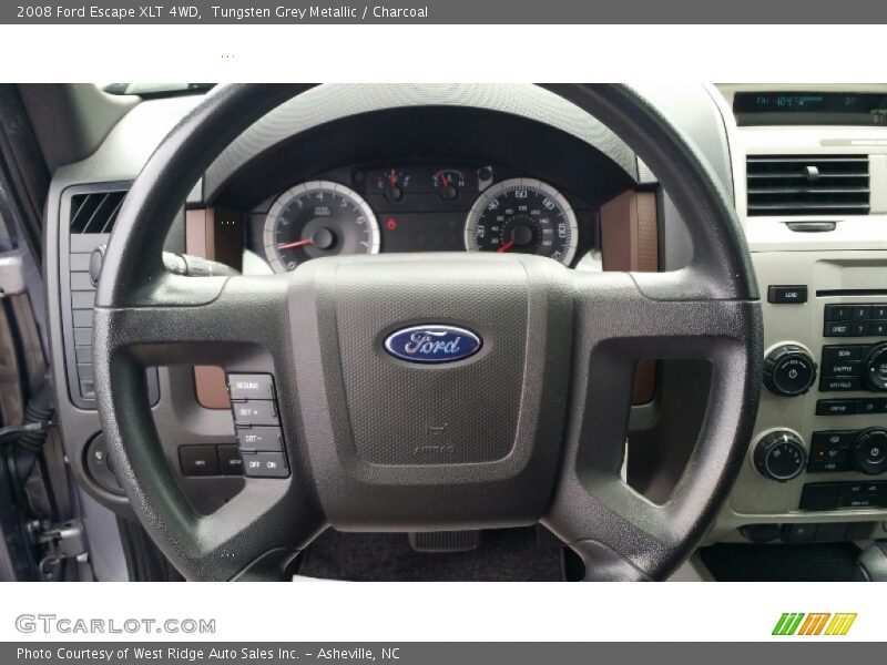 Tungsten Grey Metallic / Charcoal 2008 Ford Escape XLT 4WD