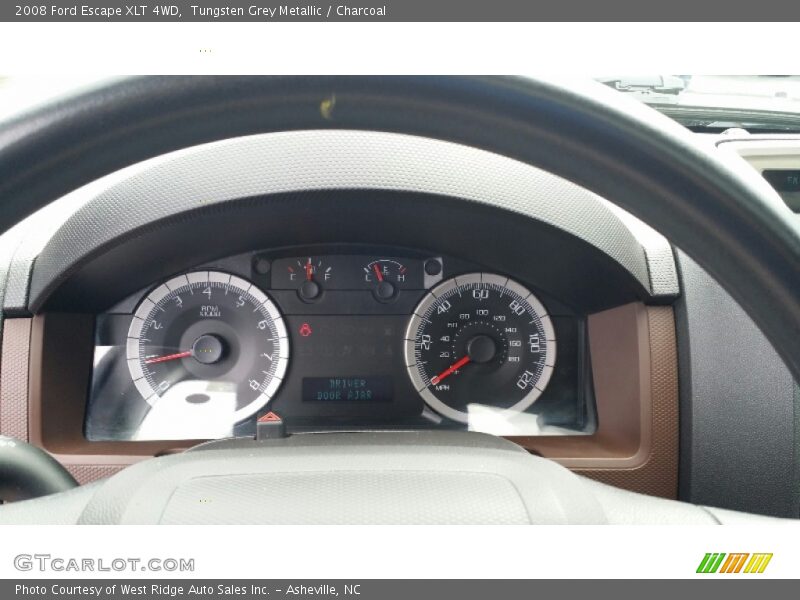 Tungsten Grey Metallic / Charcoal 2008 Ford Escape XLT 4WD