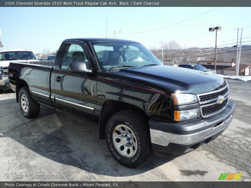 Black / Dark Charcoal 2006 Chevrolet Silverado 1500 Work Truck Regular Cab 4x4