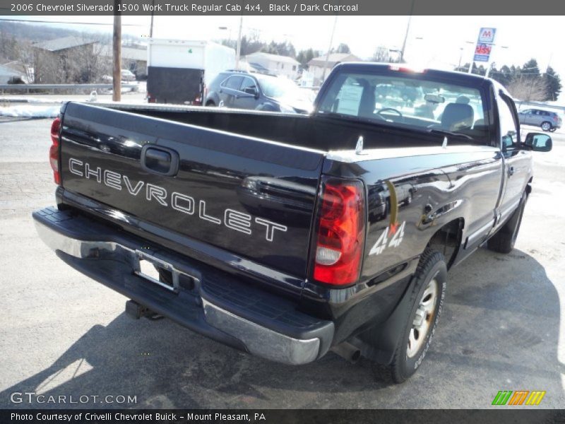 Black / Dark Charcoal 2006 Chevrolet Silverado 1500 Work Truck Regular Cab 4x4