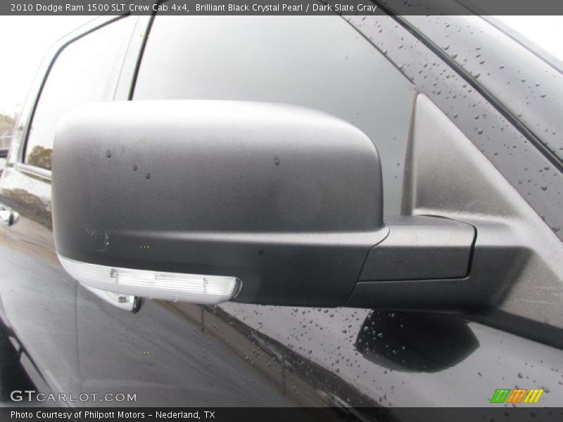 Brilliant Black Crystal Pearl / Dark Slate Gray 2010 Dodge Ram 1500 SLT Crew Cab 4x4