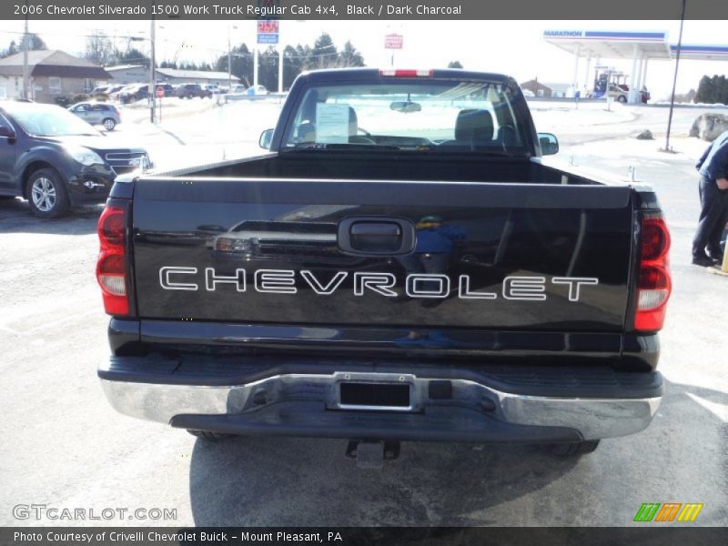 Black / Dark Charcoal 2006 Chevrolet Silverado 1500 Work Truck Regular Cab 4x4