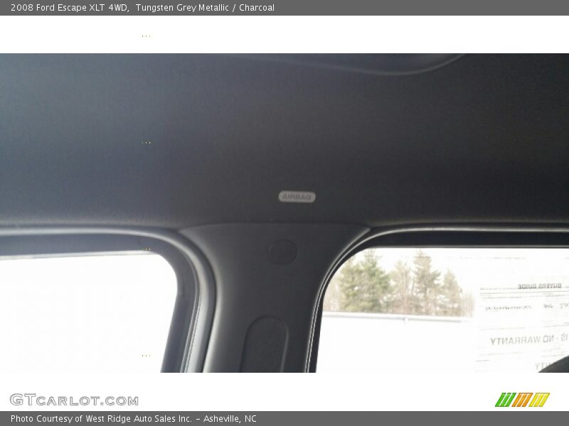 Tungsten Grey Metallic / Charcoal 2008 Ford Escape XLT 4WD