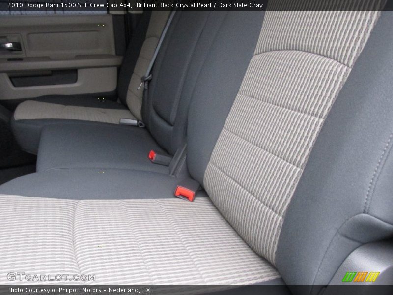 Brilliant Black Crystal Pearl / Dark Slate Gray 2010 Dodge Ram 1500 SLT Crew Cab 4x4