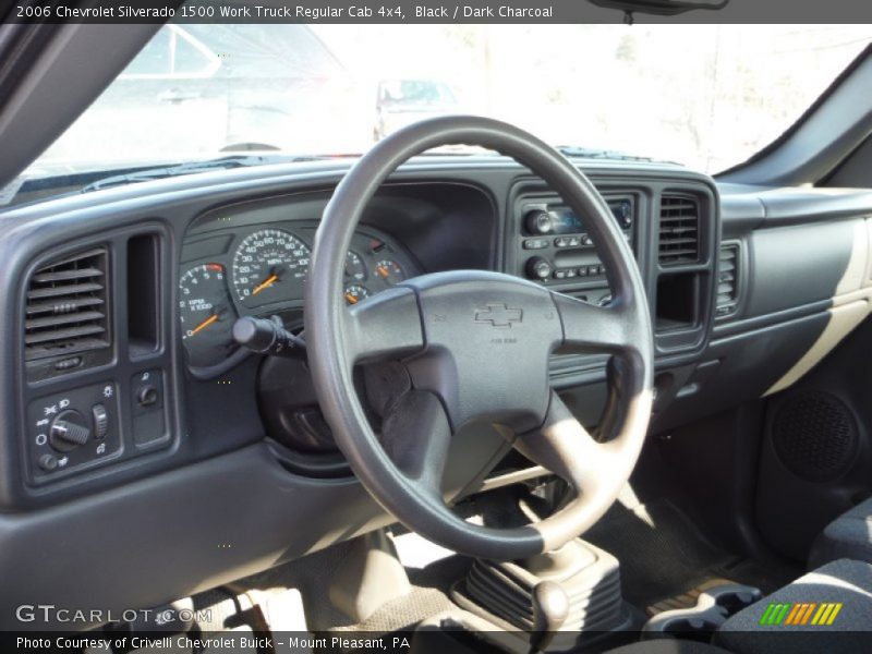Black / Dark Charcoal 2006 Chevrolet Silverado 1500 Work Truck Regular Cab 4x4