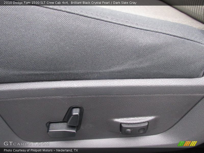 Brilliant Black Crystal Pearl / Dark Slate Gray 2010 Dodge Ram 1500 SLT Crew Cab 4x4