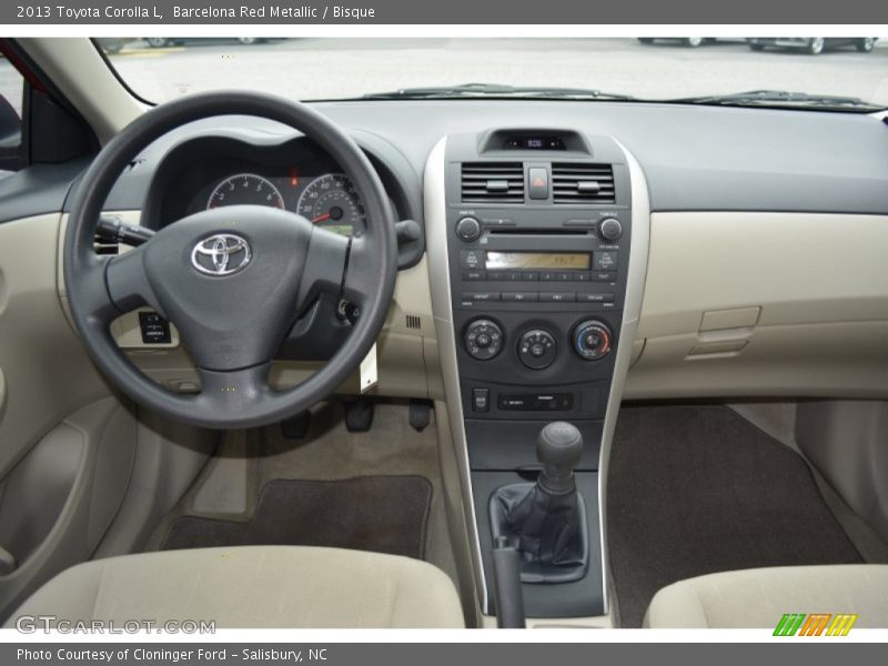 Barcelona Red Metallic / Bisque 2013 Toyota Corolla L