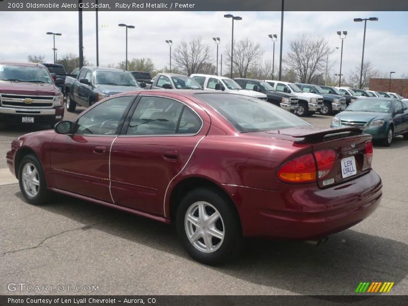 Ruby Red Metallic / Pewter 2003 Oldsmobile Alero GLS Sedan