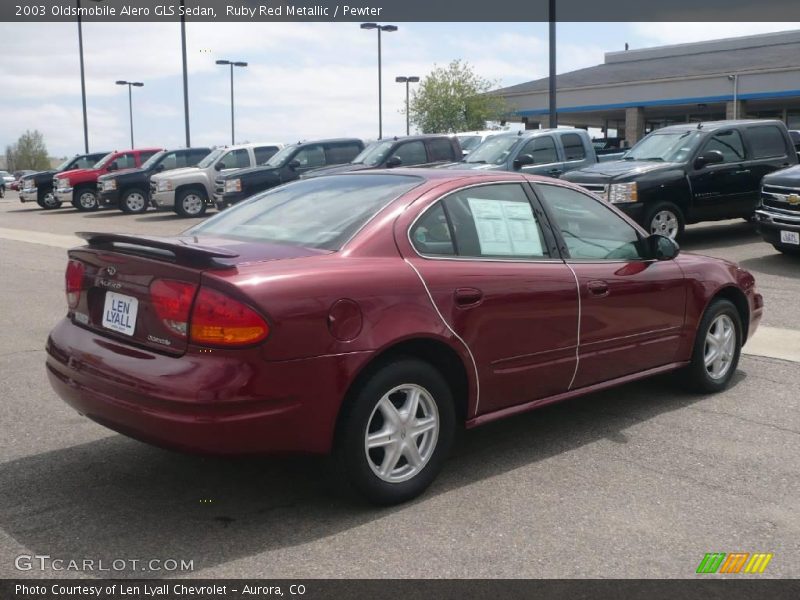 Ruby Red Metallic / Pewter 2003 Oldsmobile Alero GLS Sedan