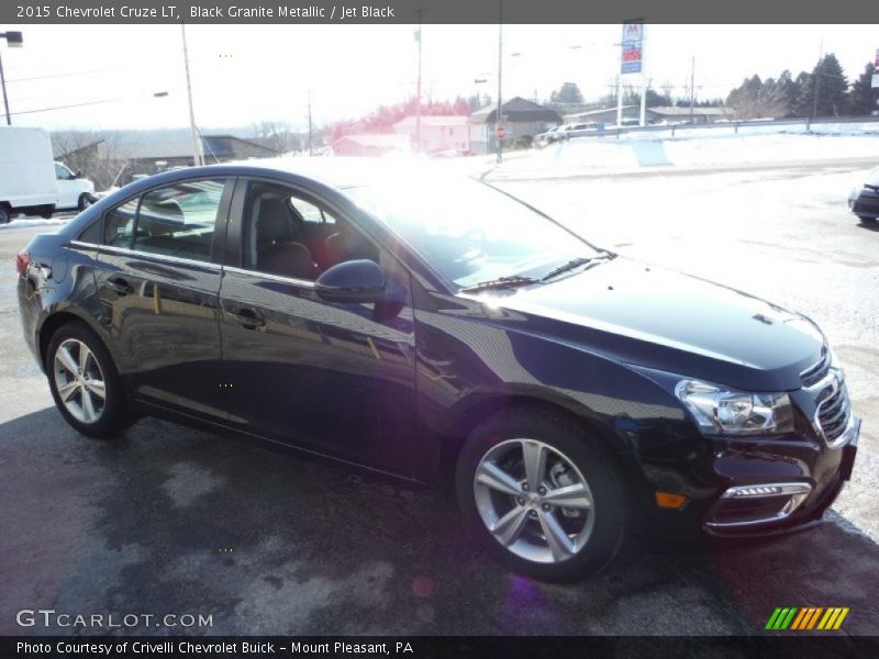 Black Granite Metallic / Jet Black 2015 Chevrolet Cruze LT