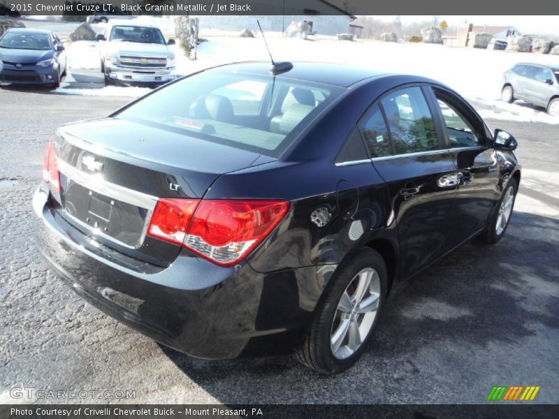 Black Granite Metallic / Jet Black 2015 Chevrolet Cruze LT