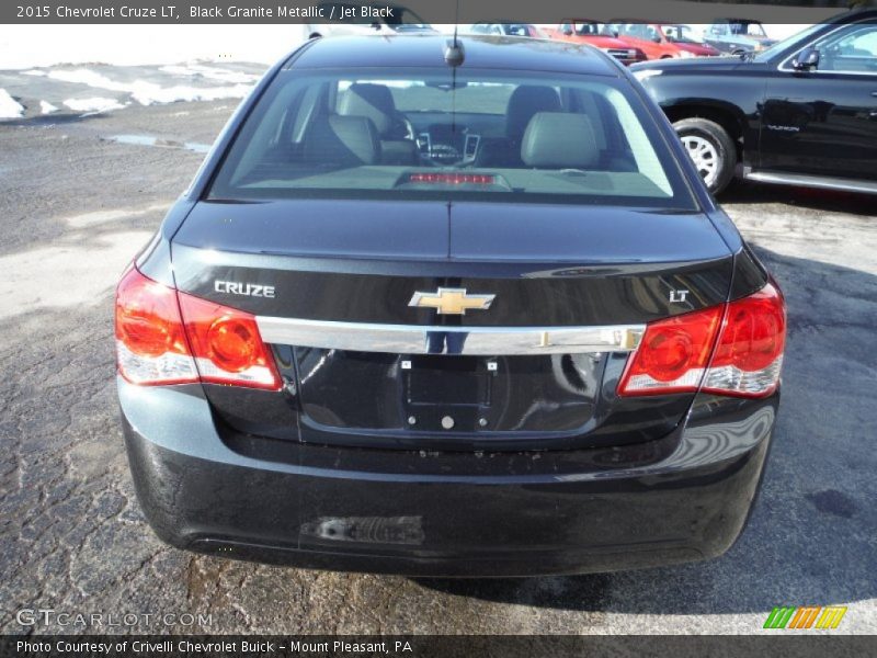 Black Granite Metallic / Jet Black 2015 Chevrolet Cruze LT