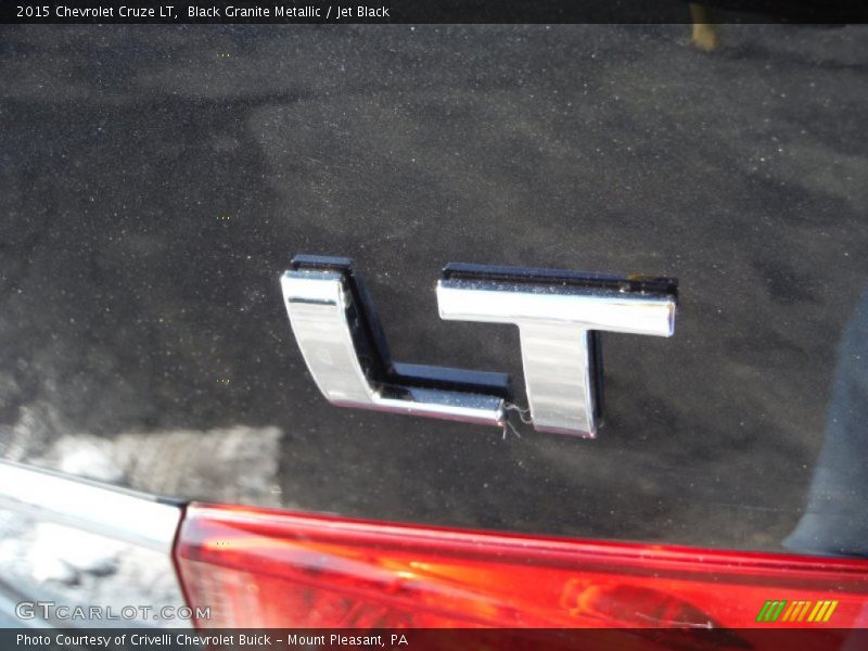 Black Granite Metallic / Jet Black 2015 Chevrolet Cruze LT