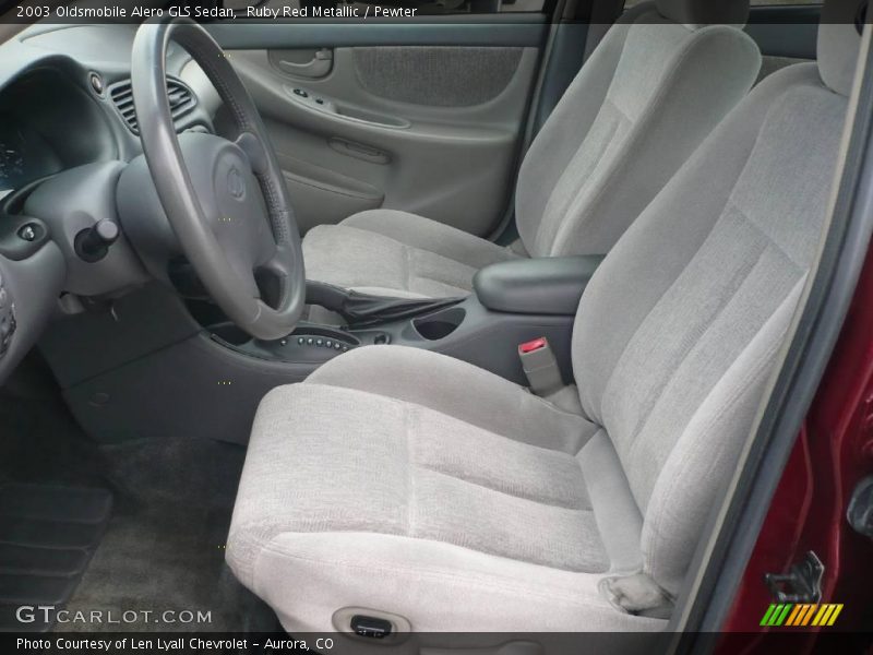 Ruby Red Metallic / Pewter 2003 Oldsmobile Alero GLS Sedan