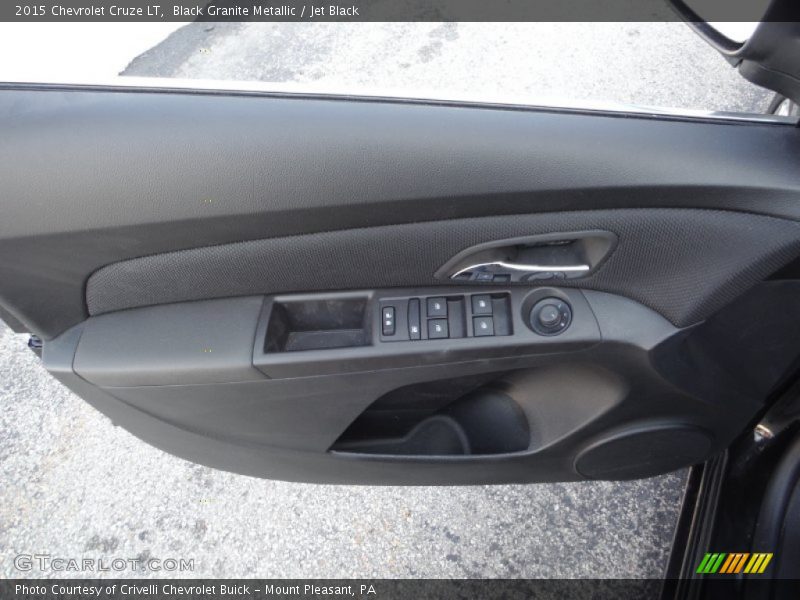 Black Granite Metallic / Jet Black 2015 Chevrolet Cruze LT