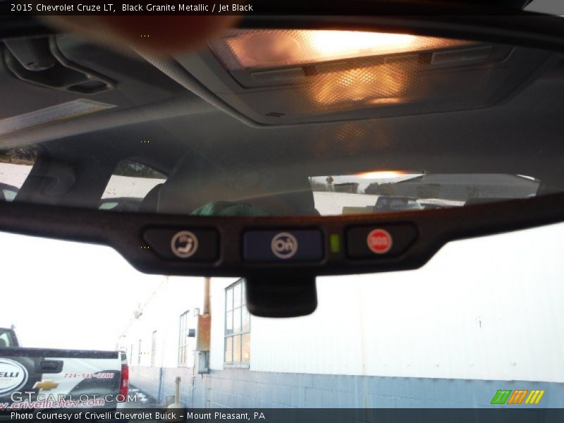 Black Granite Metallic / Jet Black 2015 Chevrolet Cruze LT