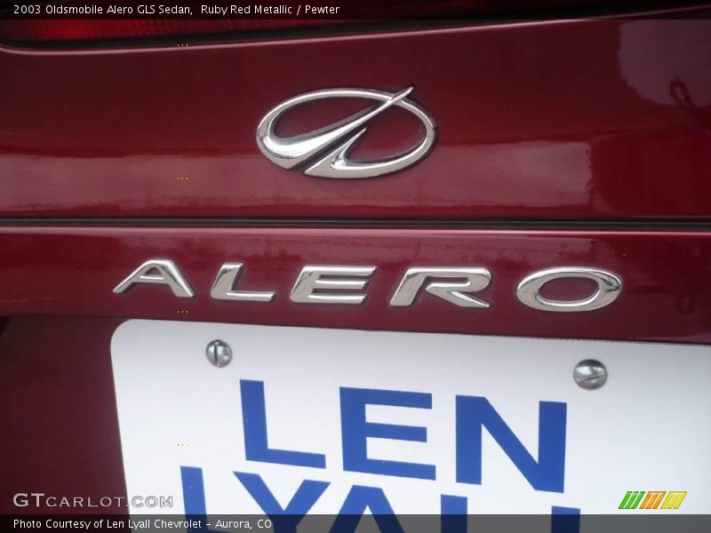 Ruby Red Metallic / Pewter 2003 Oldsmobile Alero GLS Sedan