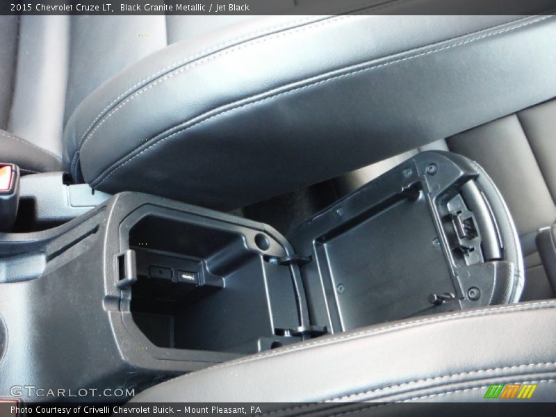 Black Granite Metallic / Jet Black 2015 Chevrolet Cruze LT