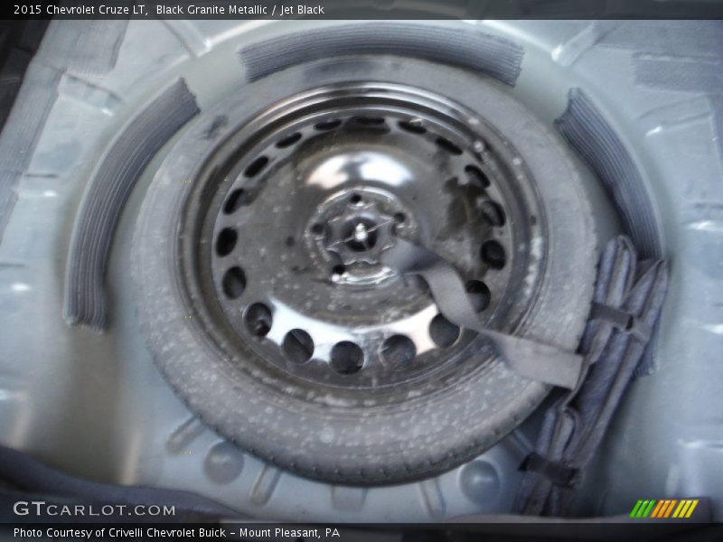 Black Granite Metallic / Jet Black 2015 Chevrolet Cruze LT
