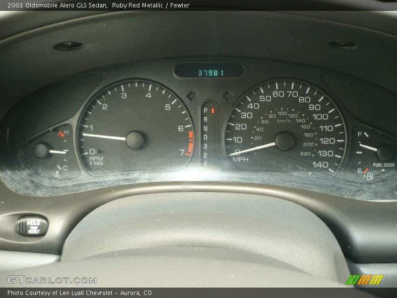 Ruby Red Metallic / Pewter 2003 Oldsmobile Alero GLS Sedan