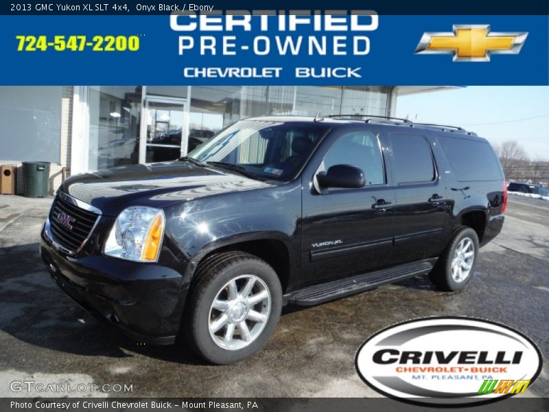 Onyx Black / Ebony 2013 GMC Yukon XL SLT 4x4