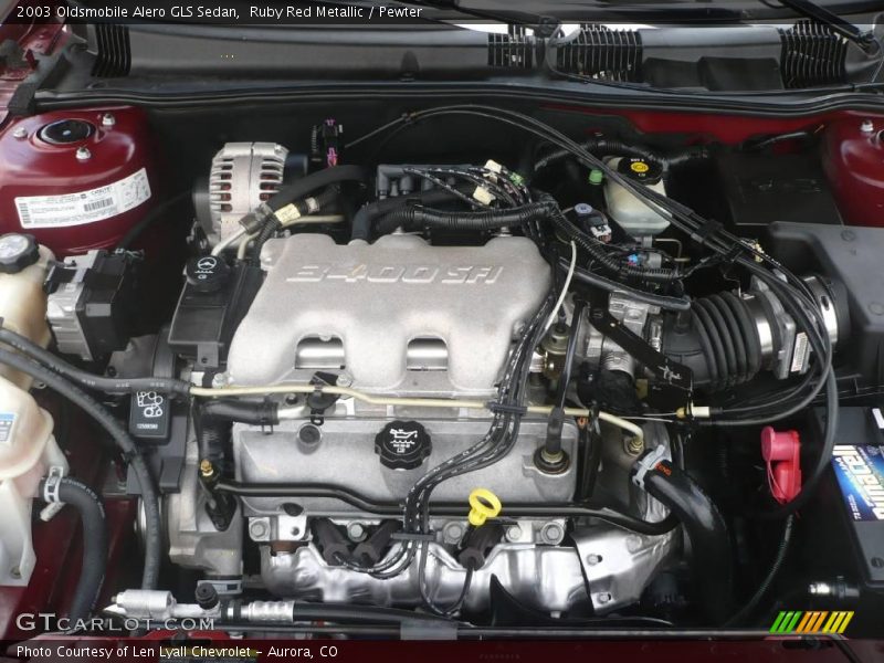 Ruby Red Metallic / Pewter 2003 Oldsmobile Alero GLS Sedan