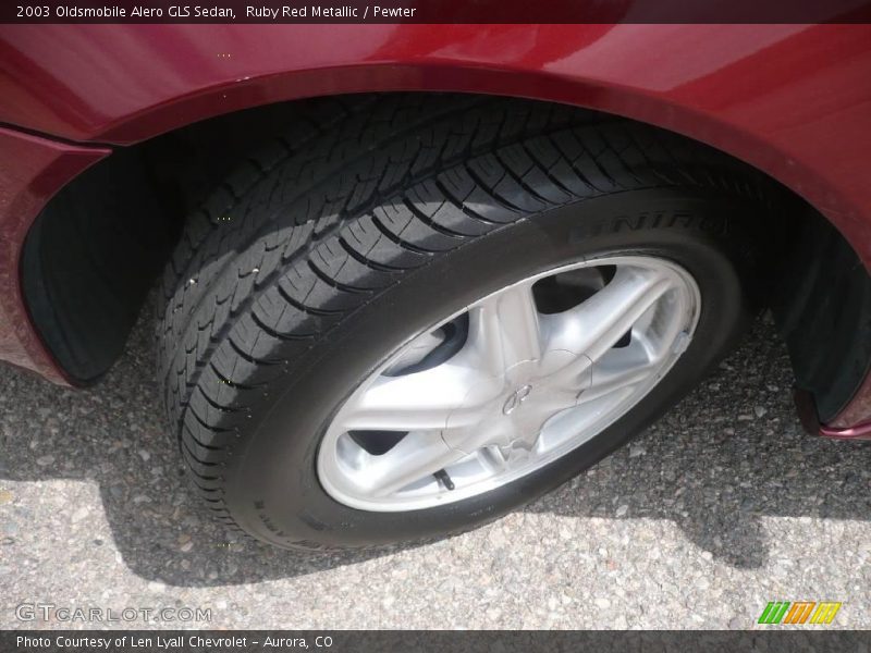 Ruby Red Metallic / Pewter 2003 Oldsmobile Alero GLS Sedan