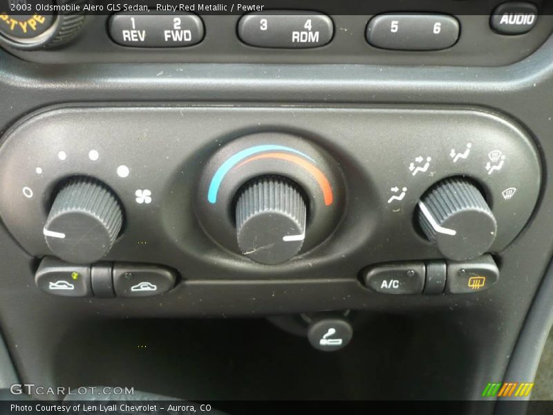 Ruby Red Metallic / Pewter 2003 Oldsmobile Alero GLS Sedan