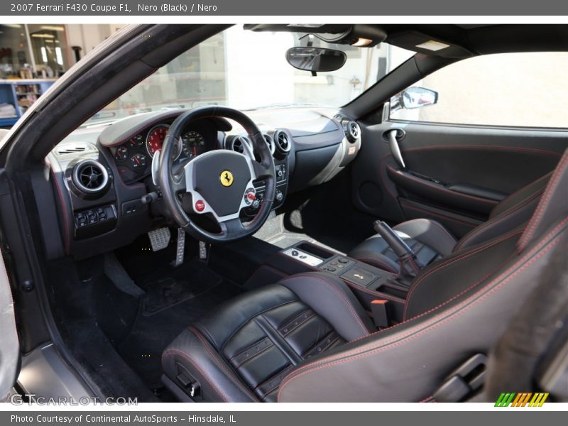  2007 F430 Coupe F1 Nero Interior