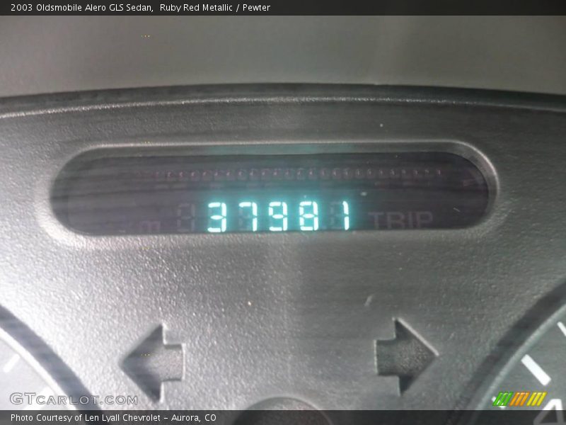 Ruby Red Metallic / Pewter 2003 Oldsmobile Alero GLS Sedan