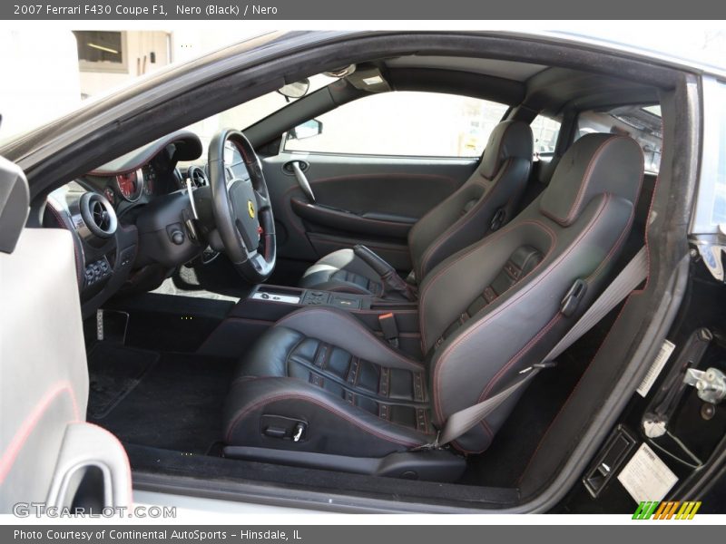 Front Seat of 2007 F430 Coupe F1