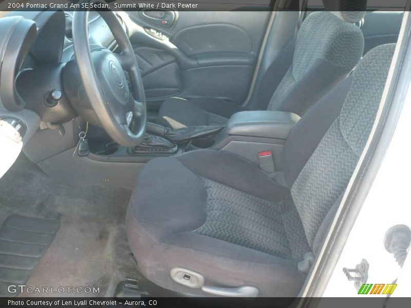 Summit White / Dark Pewter 2004 Pontiac Grand Am SE Sedan