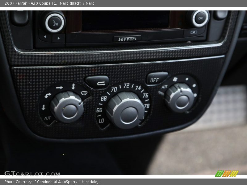 Controls of 2007 F430 Coupe F1