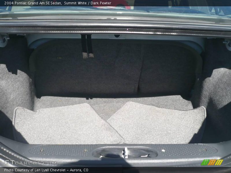 Summit White / Dark Pewter 2004 Pontiac Grand Am SE Sedan