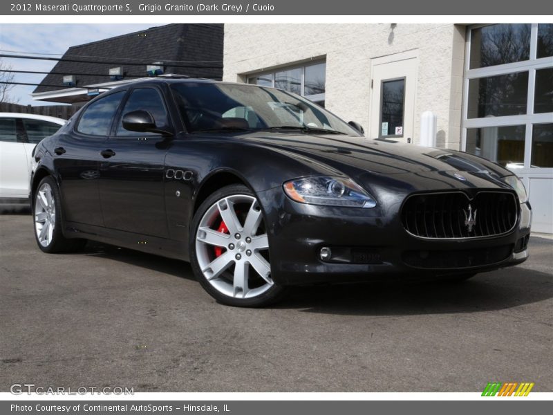 Grigio Granito (Dark Grey) / Cuoio 2012 Maserati Quattroporte S